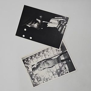 Miriam Mutombo & Dizzy Gillespie Vintage Photo Postcards